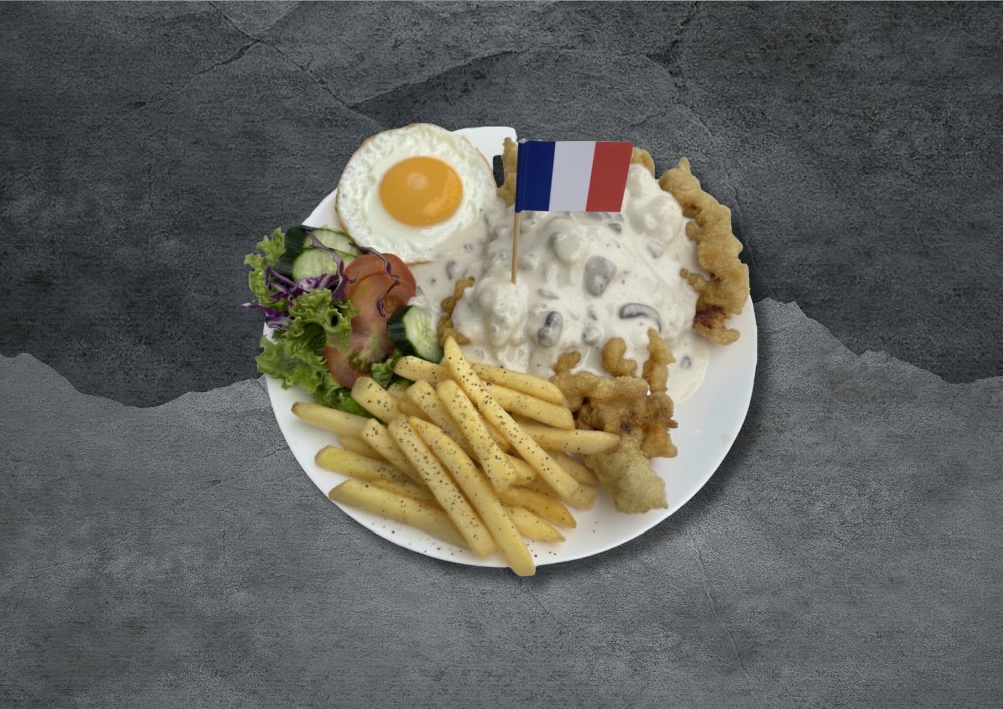 Mushroom Cream Sauce Chicken Chop