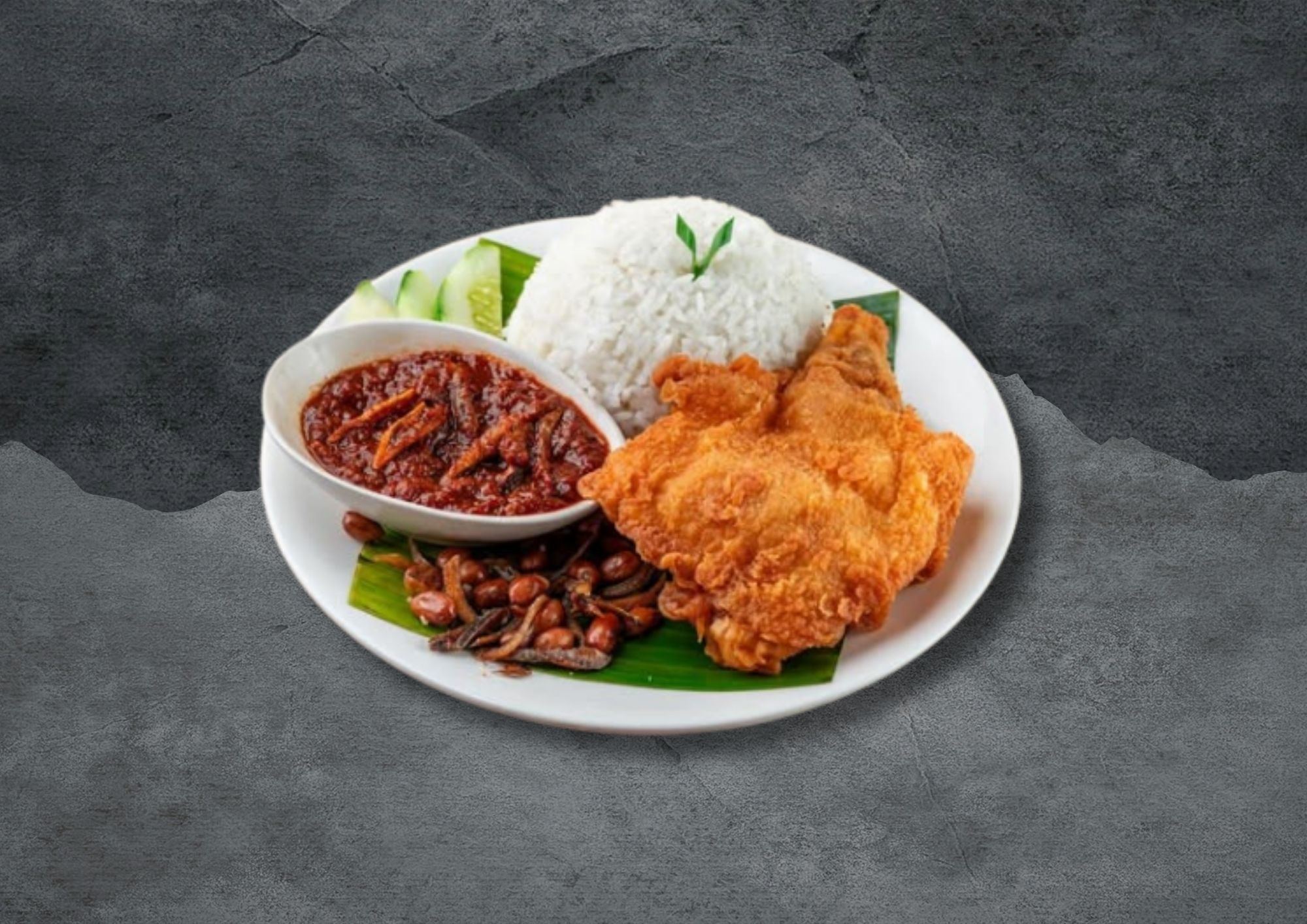 Nasi Lemak Ayam Goreng